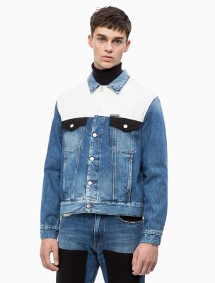 calvin klein trucker denim jacket