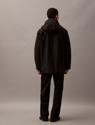 Calvin klein hooded stretch raincoat online