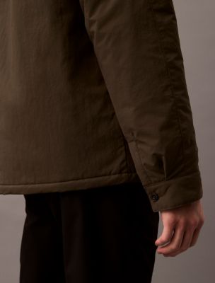 Crinkle Nylon Shirt Jacket | Calvin Klein