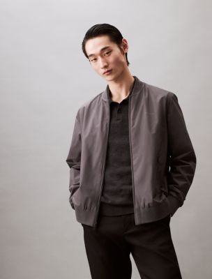 Matte Bomber Jacket, Forged Iron