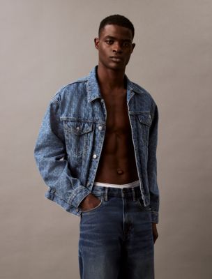 90s Allover Monogram Trucker Jacket | Calvin Klein