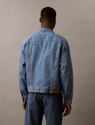 90s Allover Monogram Trucker Jacket | Calvin Klein