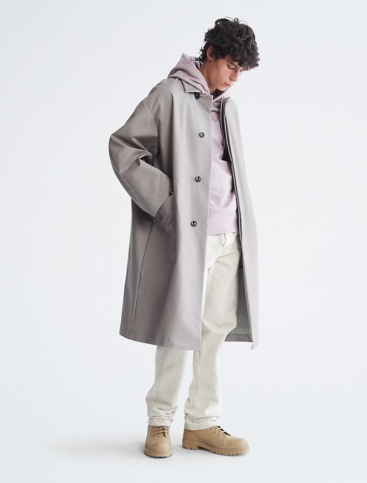 Standards Bonded Cotton Mac Coat