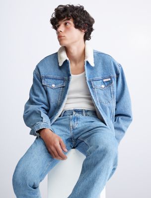 Calvin Klein Men's Essential Denim Trucker Jacket