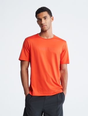 Calvin klein best sale t shirt orange