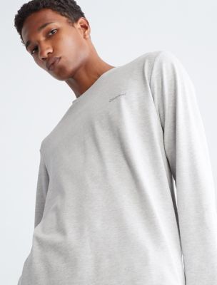 Calvin Klein T Shirt Long Sleeve Comfort Cotton In Slim Fit, $44