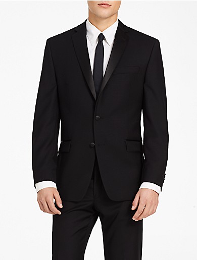 body slim fit tuxedo jacket | Calvin Klein