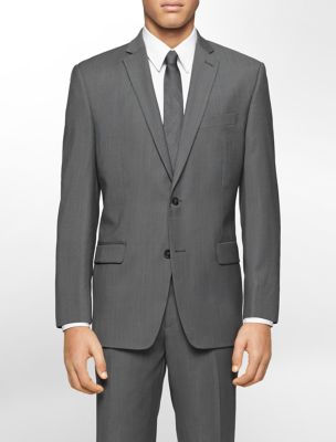 calvin klein grey suit