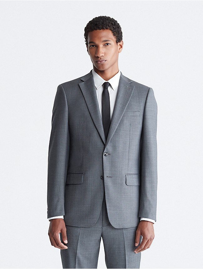Skinny Fit Charcoal Grey Suit Jacket