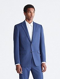 Zuidwest worm Recensent Slim Fit Blue Suit Jacket | Calvin Klein