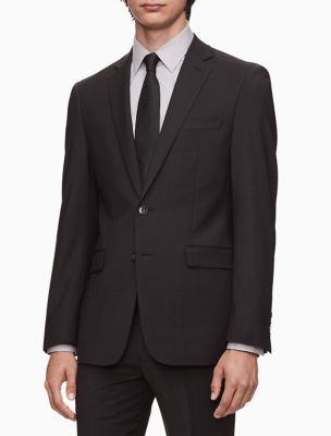 Skinny Fit Charcoal Grey Suit Jacket, Charcoal