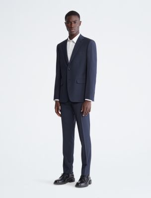 Skinny Fit Navy Suit Jacket + Pants | Calvin Klein