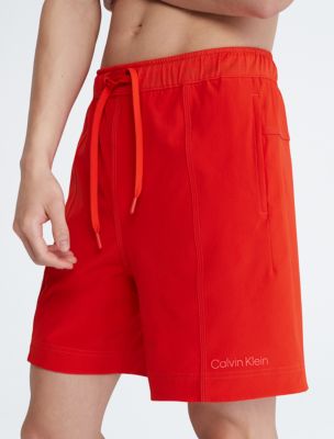 Calvin Klein Ultimate Cotton Boy Shorts in Red