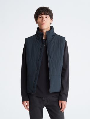 Quilted Toggle Detail Funnel Neck Puffer Jacket