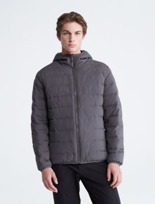 Men's Cotton Padded Puffer Jacket Winter Warm Down Coat Packable