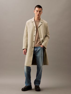 Calvin klein trench coat mens on sale