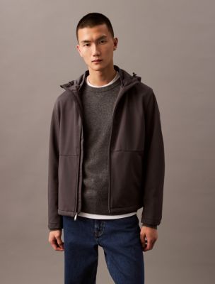 Calvin klein soft shell hooded jacket online