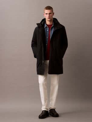 Tech Wool Blend Puffer Jacket Calvin Klein
