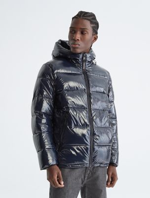 Full Zip Hooded Puffer Jacket Calvin Klein USA