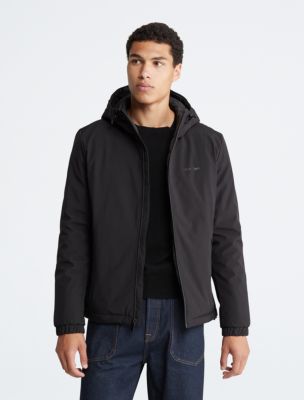 Calvin klein jacket with on sale hood