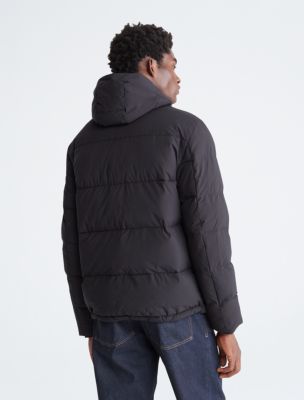 Calvin klein jeans discount hooded down puffer jacket