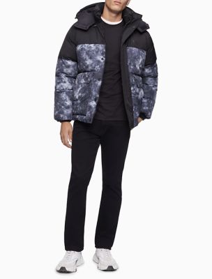 hooded down jacket calvin klein