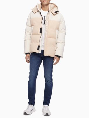 calvin klein men's down puffer jacket