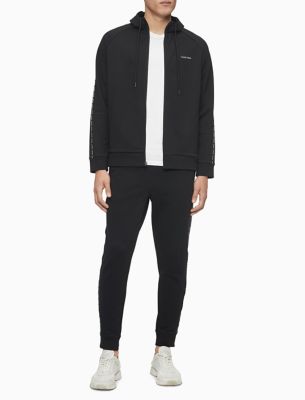 calvin klein logo tape jogger pants