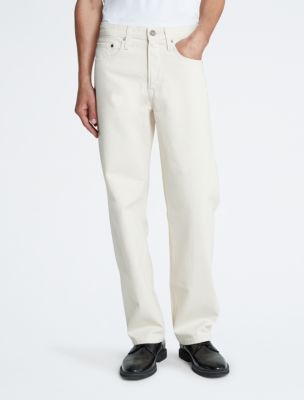 Calvin klein shop relaxed straight jeans