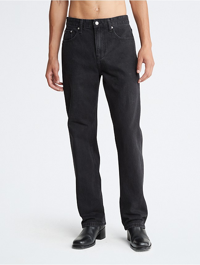 Calvin Fit Standard Black Jeans Klein® | USA Straight