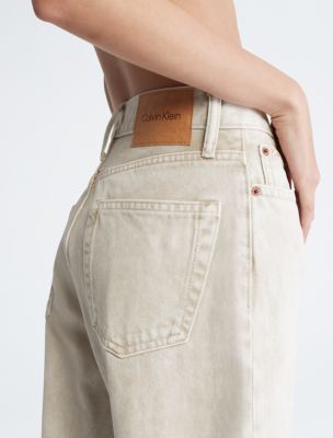 Standards Twisted Seam Marbled Unbleached Jeans | Calvin Klein® Canada