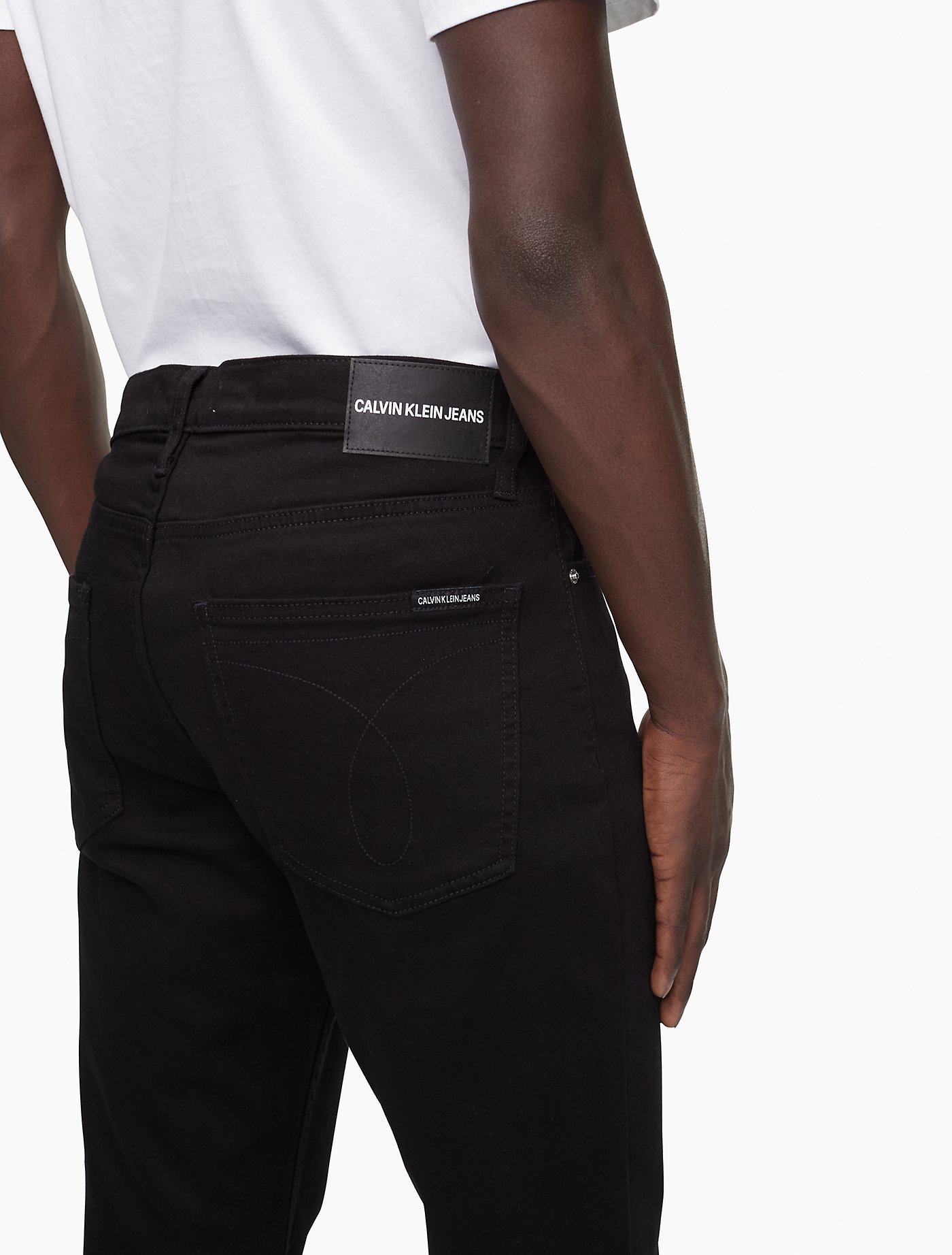Bad luck Mobilize Gently Straight Fit Forever Black Jeans | Calvin Klein