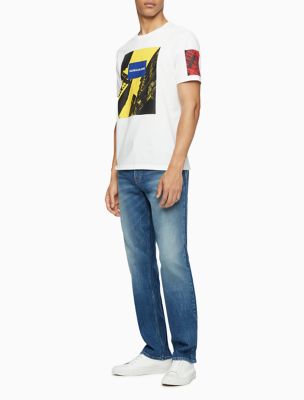 calvin klein relaxed straight jeans