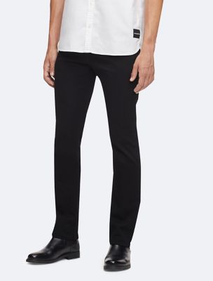 Standard Straight Fit Forever Black Jeans Calvin Klein USA