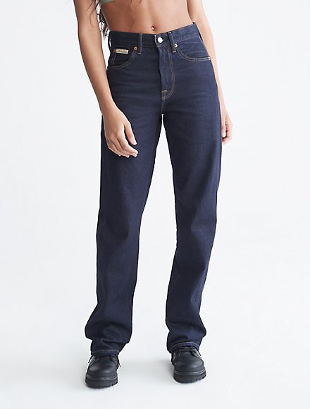 Jean straight Calvin Klein Garçon Vêtements Pantalons & Jeans Jeans Coupe droite 
