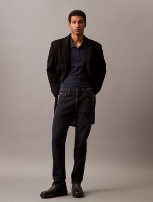 Slim Straight Fit Black Stone Jeans