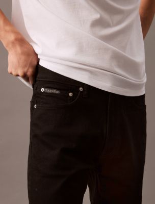 Straight Regular Jeans - Black - Men