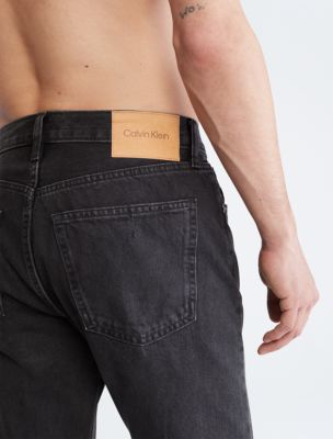 Standard Straight Fit Black Jeans Klein® Calvin USA 