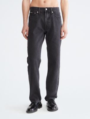 Standard Straight Fit Black Jeans | Calvin Klein® USA