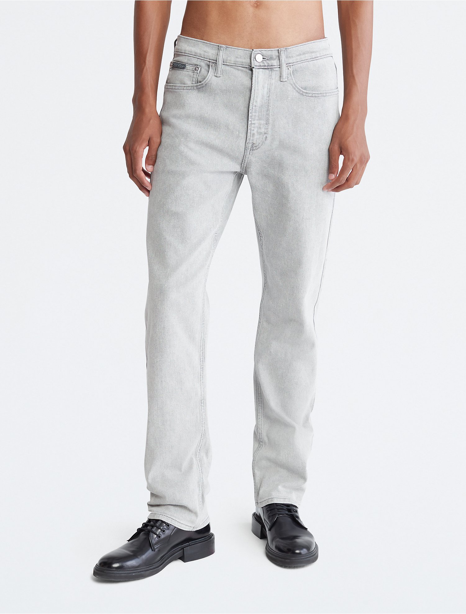bloem Denken over Standard Straight Fit Graphite Jeans | Calvin Klein