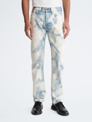 Sky Calvin Big Fit Bleached Straight Jeans USA Standard | Klein®
