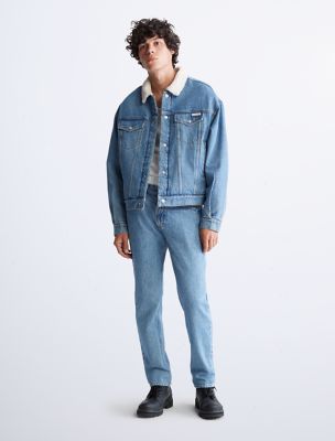 Executie rol Vuilnisbak Standard Straight Fit Desert Blue Jeans | Calvin Klein