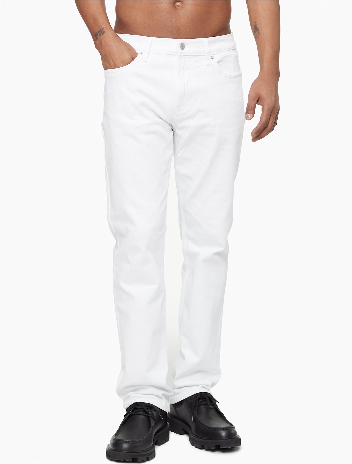 Mand Hoes Coöperatie Straight Fit Light Jeans | Calvin Klein