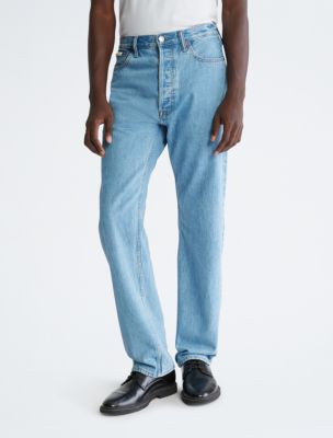 Classic Straight FIt Jeans, Coastal Blue