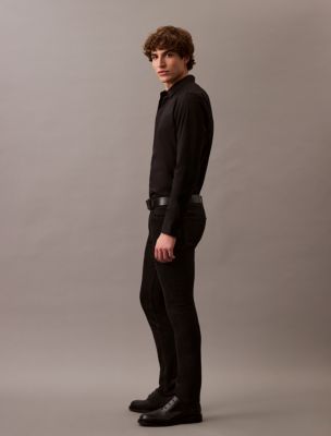 Buy Calvin Klein Jeans Slim Fit Black Jeans from Next France