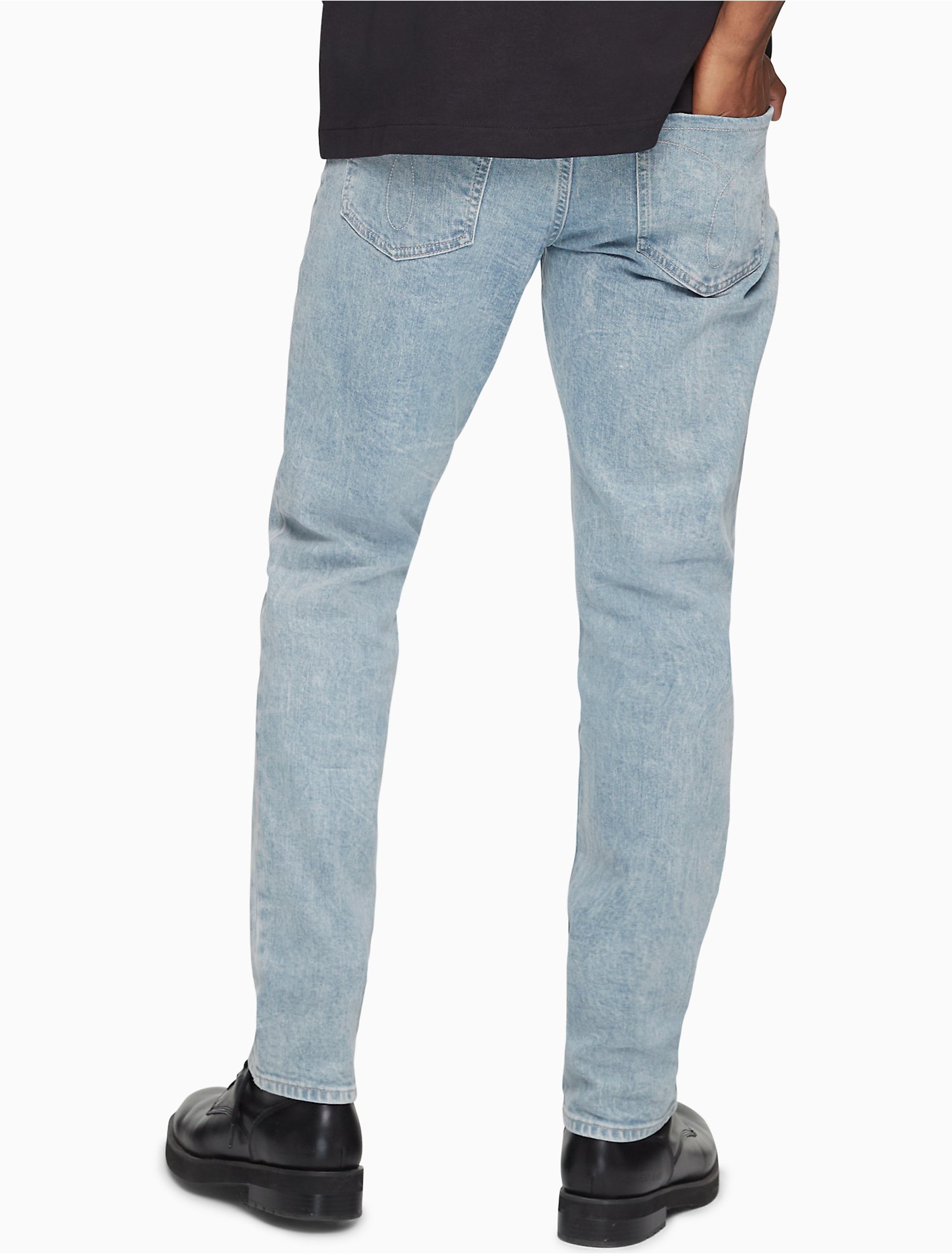 Slim Fit Light Blue Wash Jeans | Calvin Klein® USA