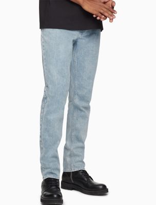 Calvin Klein Jeans Skinny Fit Jeans In Dark Wash-Blue for Men