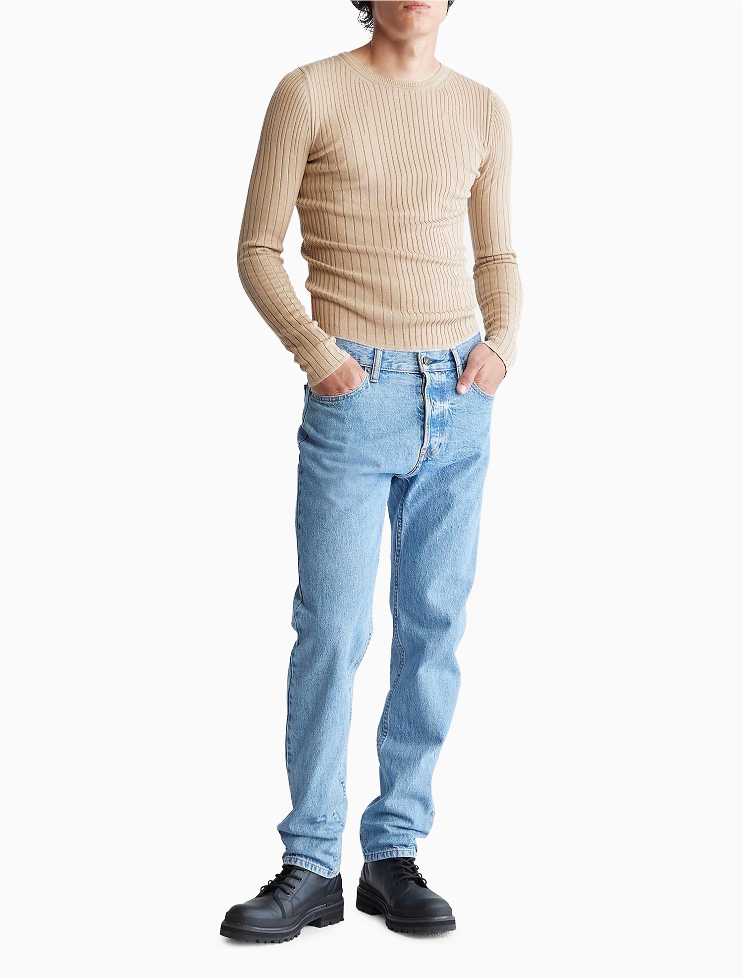 Slim Straight Fit Indigo Jeans | Calvin Klein® Canada