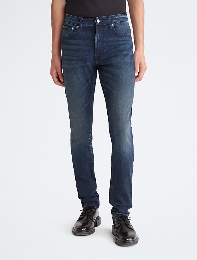 Calvin Klein Men's Slim High Stretch Jeans, Avedon Dark, 29W x 30L : . ca: Clothing, Shoes & Accessories