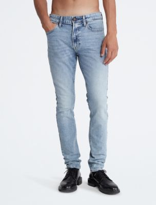 Buy the Men's Blue Slim Fit Jeans Size 36x30